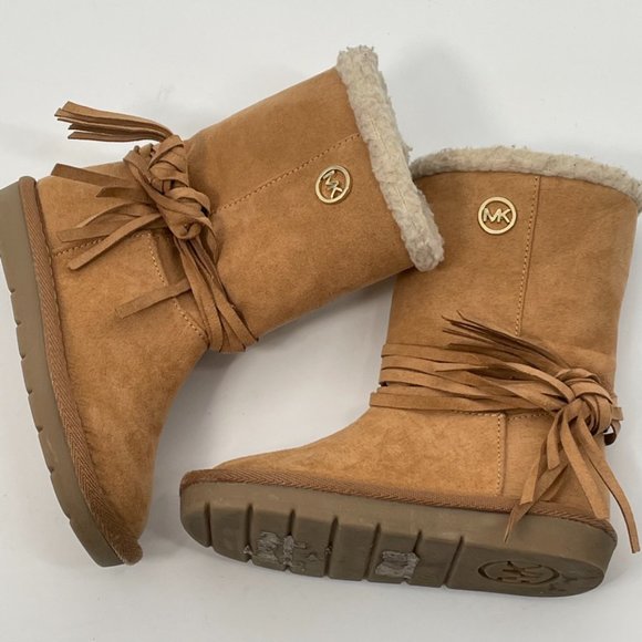 Michael Kors Kids Tan Pamina Boot Size 7 - Picture 12 of 12